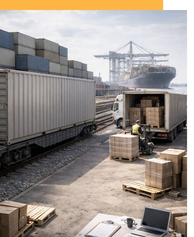 Мультимодальные перевозки грузов по миру от 46463 руб