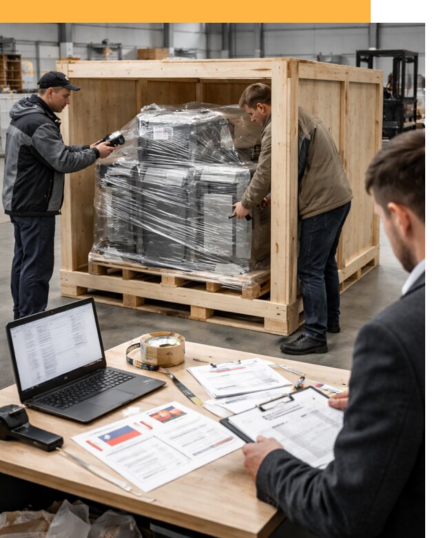 Доставка промышленного оборудования из США от 67113 руб