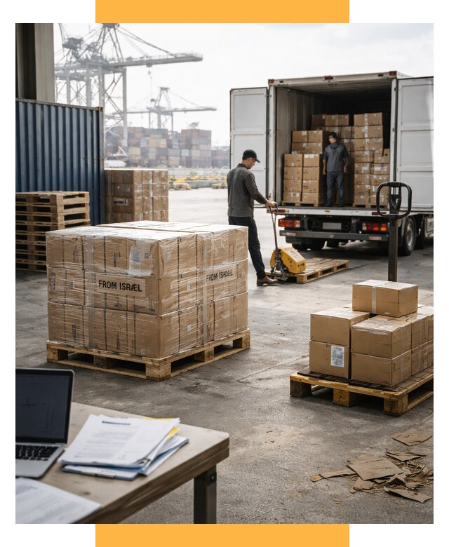 Доставка грузов из Израиля от 15488 р., логистика от СетСервис-Нвм
