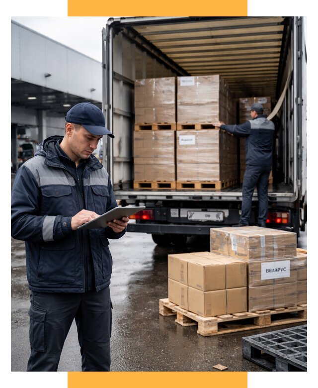 Доставка грузов из Беларуси от 15488 р. логистика СетСервис-Нвм