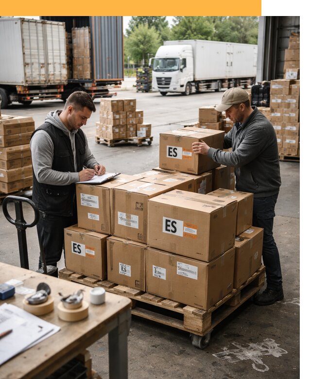 Доставка грузов в Испанию автотранспортом от 36138 руб