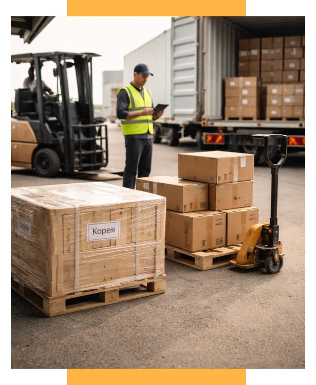 Доставка грузов в Корею из России от 36138 р. | СетСервис-Нвм