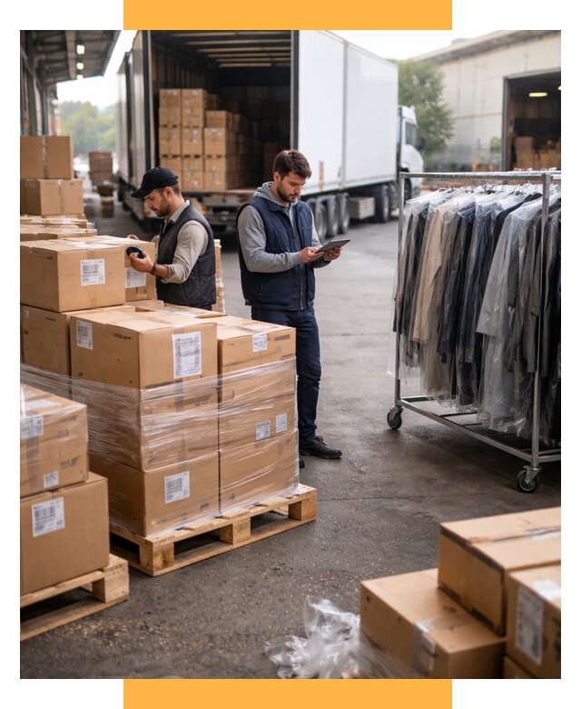 Перевозка и доставка одежды из Китая от 7744 р., СетСервис-Нвм