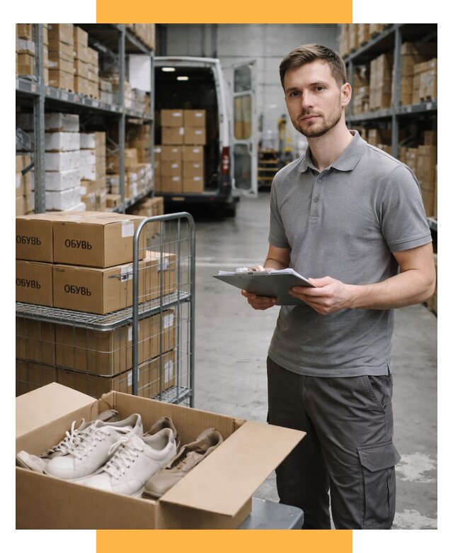 Доставка обуви из Китая и Турции от 4646 р. СетСервис-Нвм