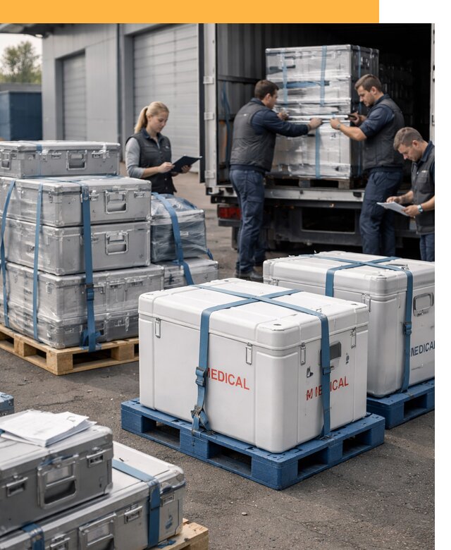 Перевозка медицинского оборудования по всему миру от 15488 руб