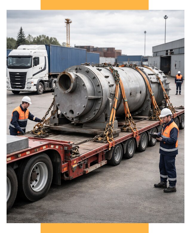 Перевозка тяжеловесных грузов под ключ от 154875 р. | СетСервис-Нвм