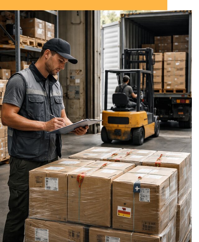 Реэкспорт товаров с таможенным оформлением и доставкой от 12390