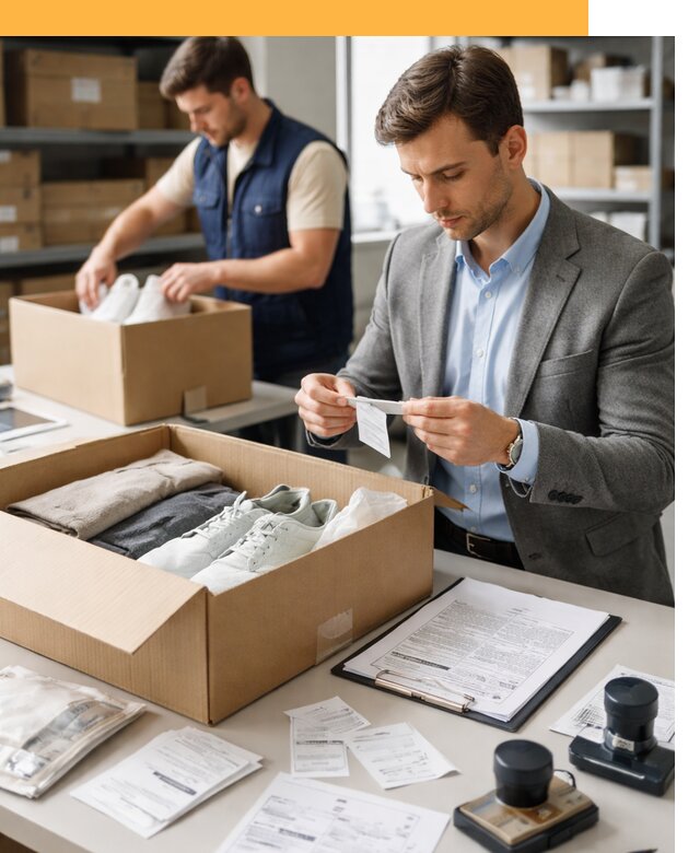 Таможенное оформление одежды и обуви по выгодной цене от 6711 руб