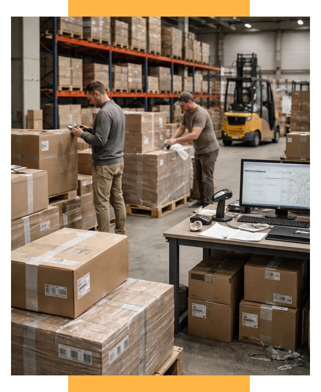 Склад консолидации в Европе от 6711 р., услуги СетСервис-Нвм