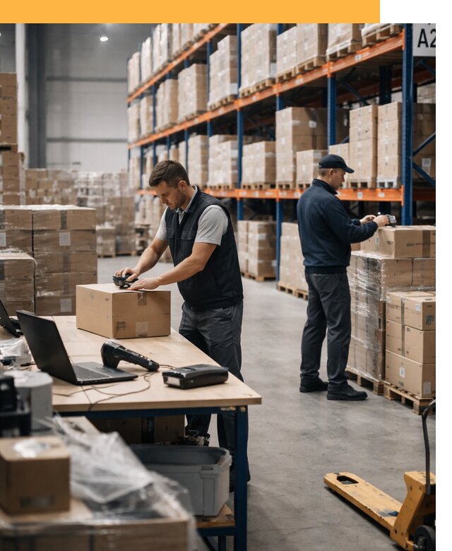 Склад консолидации в Европе: хранение, сортировка от 6711